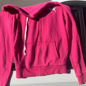 Victoria’s Secret pink zip-up sweatshirt